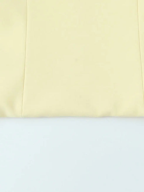 TRAF Elegant Casual Sleeveless Bow-Tie Women’s Vest Top – Solid Color Slim Fit Blended Fabric Design for Spring and Summer Fashion 2025