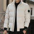 Men's Winter Thick Warm Parka – Stylish Cotton Windbreaker Jacket with Stand Collar