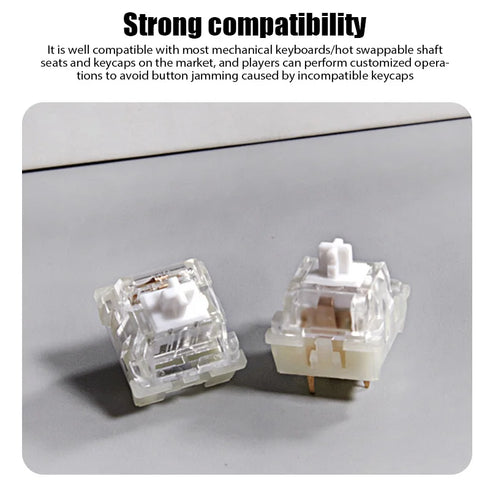 GGBOY Kang White V3 Mechanical Keyboard Switches-Hot Swap Linear Switch