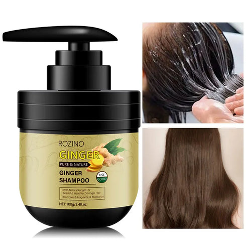 100g Ginger Shampoo Makes Hair Smoother, More Transparent, Making Hair More Moisturized