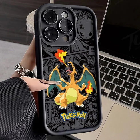 Pokemon Psyduck Meowth Phone Case For iPhone 14 15 Pro Max 13 12 11 X XS XR 7 8 Plus SE 2020 Soft Silicone Shockproof Cover