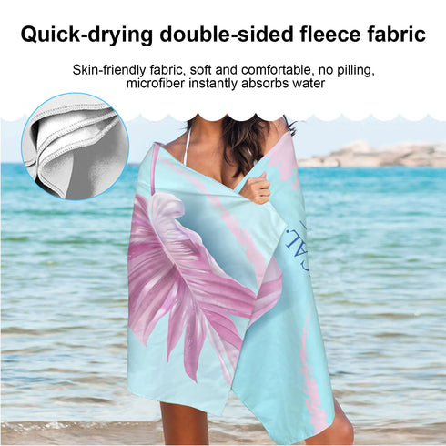 Sand Free Quick Dry Beach Towel Microfiber Bath Towels Beach Cushion Fashion Printed Summer Swimming Beach Towels 160x80cm