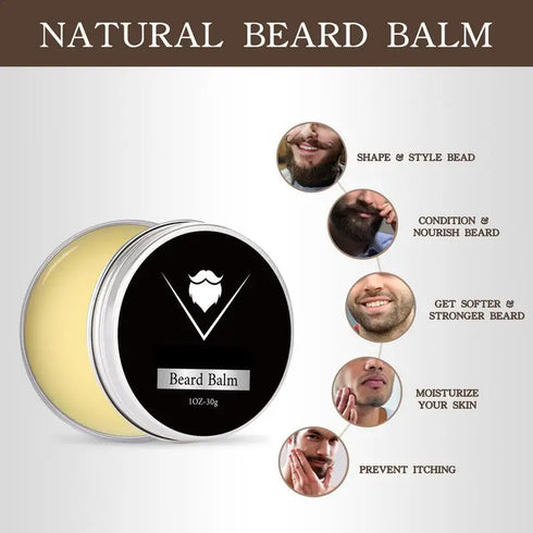 Beard Conditioner Hair Moustache Repair Shape cream Beard Growth And Organic Moustache Wax Beard cream Essential oil beard wax