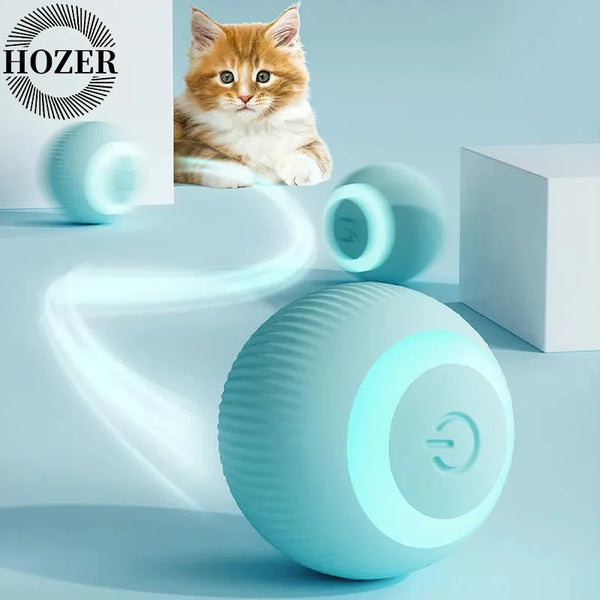 Interactive Smart Cat Toy Ball - Automatic Rolling Ball for Indoor Cats