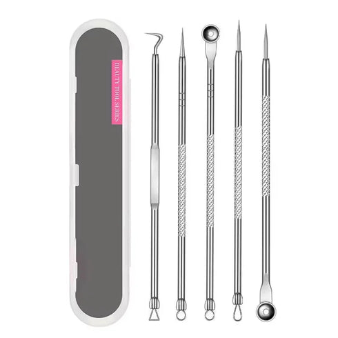 4–11 Piece Ingrown Hair and Blackhead Removal Tool Set – Professional Acne Extractor Needles and Pore Cleansing Kit for Deep Facial Skin Care