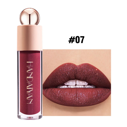 QIBEST Diamond Glitter Liquid Lipstick – Long-Lasting, Moisturizing & Waterproof Shimmer Lip Gloss