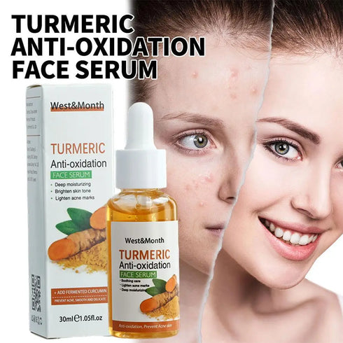 Turmeric Lemon Serum – 30ml Natural Skin Brightening and Pigmentation Corrector for Face and Body – Anti-Aging Moisturizing Essence with Fast Absorption