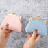 2024 New Retro Purse Ladies Short Buckle Candy Colored Coin Purse Change Purse Cute Wallet Clutch Bag Wallets for Women