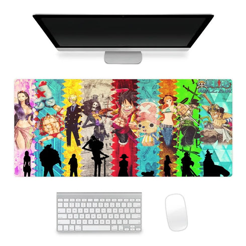 Anime O-ONE Luffy P-PIECE Anti-Slip Large Mousepad