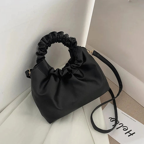 Luxury Design Hobo Bag - PU Leather Daily Handbag for Women
