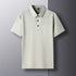 Men’s Casual Polo Shirt – Lightweight Polyester, Short Sleeve, Solid Color