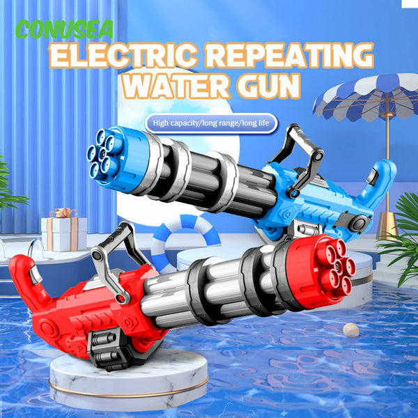 New Large Electric Water Gun Toy - High Pressure Automatic Spray for Kids and Adults
