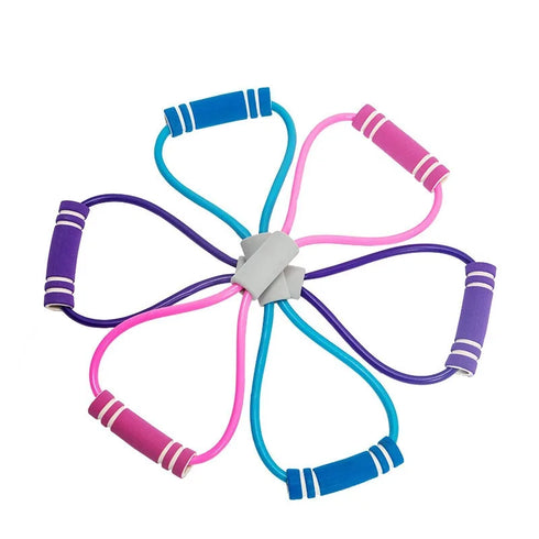 Foam Resistance Bands – Rubber Pull Rope for Yoga & Fitness - Home Training Equipment