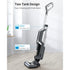 Cordless Wet Dry Vacuum Cleaner - Smart 3in1 Hardwood Floor Mop with Self Cleaning