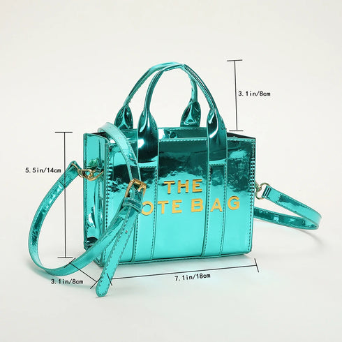 MOJOYCE PU Leather Sequin Tote – Fashionable, Versatile, and Elegant Handbag for Everyday Use