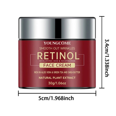 Retinol Lifting and Firming Cream – Anti-Aging Moisturizer for Skin Repair, Hydration, and Brightening – 30g / 60g