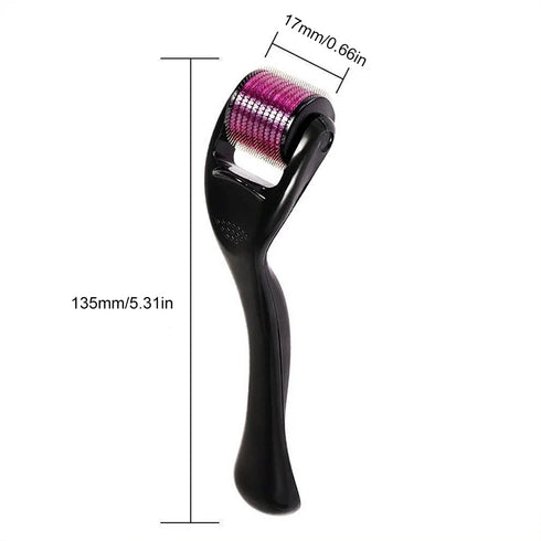 Natural Men Beard Growth Roller Kit Men's Beard Growth Oil Nourishing Enhancer Beard Oil Spray Anti Hair Loss With Beard Roller