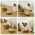 Large Capacity Stainless Steel Pet Feeding Bowl - Durable Metal Dog and Cat Food Drinking Bowl