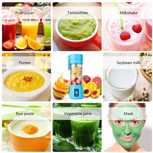 200W Mini Electric Portable Juicer/Grinder/Blender