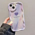 Soft TPU Gradient Love Heart Phone Case | Scratch-Resistant and Dustproof Cover for iPhone Models