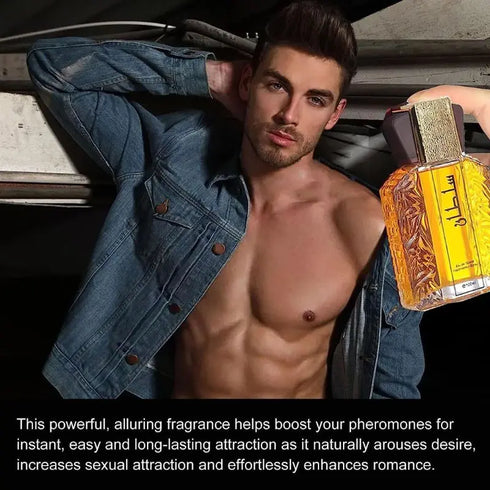 SULTAN Vaporisateur Spray 100ml - Original Men's Fragrance-Golden Essential Oil Perfume