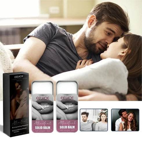 Attractant Solid Balm for Men And Women - Solid Perfume Long-lasting Natural Deodorant Pocket Fragrance Balm