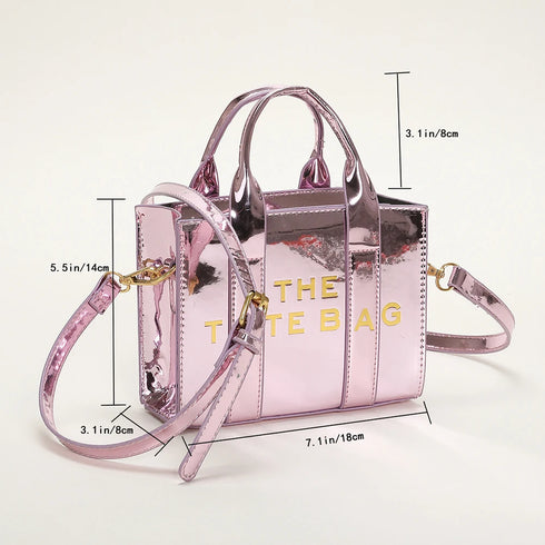 MOJOYCE PU Leather Sequin Tote – Fashionable, Versatile, and Elegant Handbag for Everyday Use