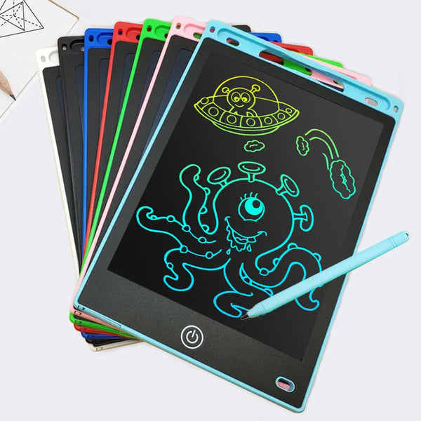 "8.5/10/12-Inch LCD Writing Tablet for Kids - Educational Drawing Board Toy with No Radiation, CE Certified"