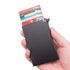 Aluminum Alloy Credit Card Holder Anti-magnetic Automatic RFID Card Case Pop Up Anti-theft Wallet ID Card Protector Purse