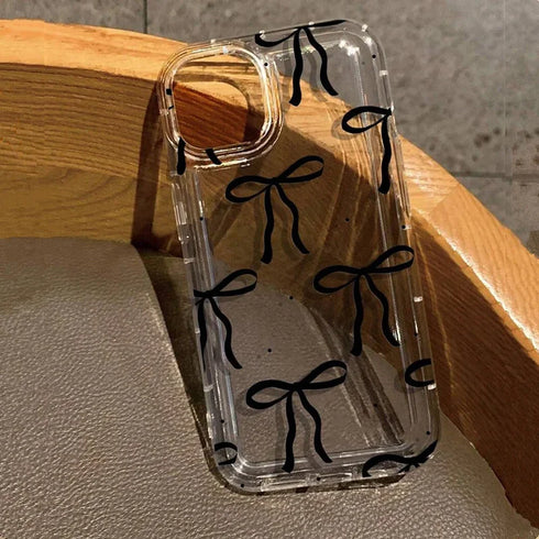 Elegant Pink Heart Bow Case – Stylish, Lightweight, and Shockproof Protection for iPhone