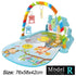 Kick and Play Piano Tummy Time Mat – Multi-Stage Baby Gym with Music & Lights