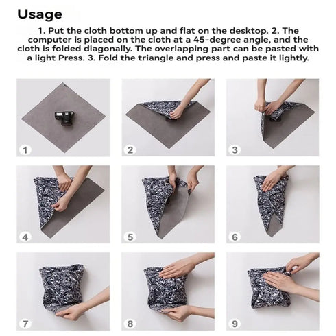 Reusable Camera Wrap Cloth Wrap Around Pouch Photographic Equipment Accessories Anti-scratch Lens Cloth Self-Adhesive Waterproof