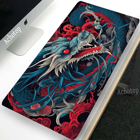 Black And White Gaming Mouse Pad-Desk Mat-Laptop Accessories