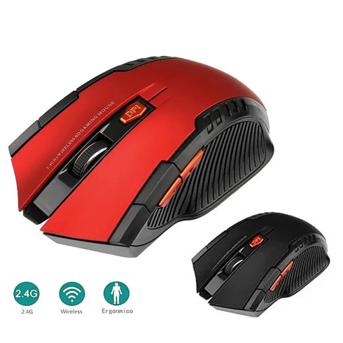2.4GHz Wireless Mouse-2000DPI 6 Optical Gaming Mouse