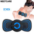 EMS Cervical Spine Neck Massager with Mini Stickers – 6-Mode Vibration Muscle Body Massager for Pain Relief