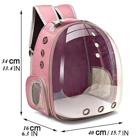 Cat Transparent Capsule Carrier Backpack Bubble Breathable Travel Carrier for Pets