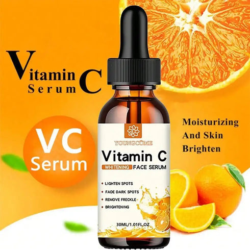 Vitamin C Facial Essence Serum – Brightening, Anti-Wrinkle, Deep Repair Moisturizing Oil for Women – Hyaluronic Acid Infused Skin Care, 2023 Manufacture