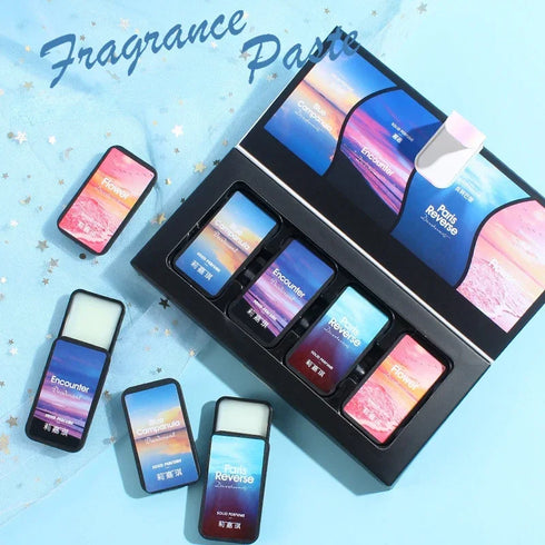 Portable Solid Perfumes Set-Fresh Body Antiperspirants-Natural Deodorant Balm