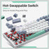MACHENIKE K500 Gaming Mechanical Keyboard- Wired Hot Swap Keyboard