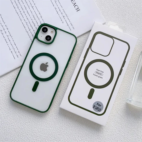IPhone Original Clear Magsafe Phone Case-Wireless Charging Cover For iPhone