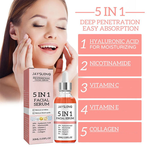Anti-Aging Face Serum for Women – Hydrating Liquid Formula with Hyaluronic Acid, Collagen, and Niacinamide – 30ml Skincare for All Skin Types
