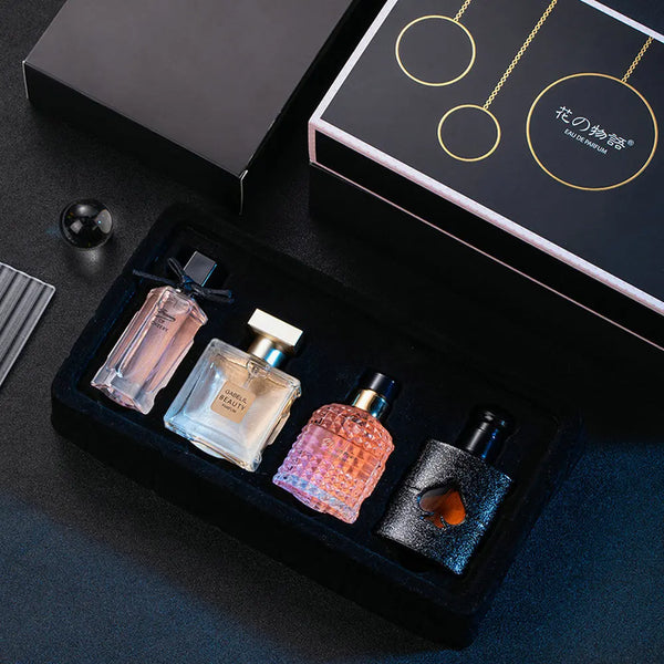 High Grade Fragrance EAU DU PARFUM - 4 Piece Set Unisex Perfume Gift Box