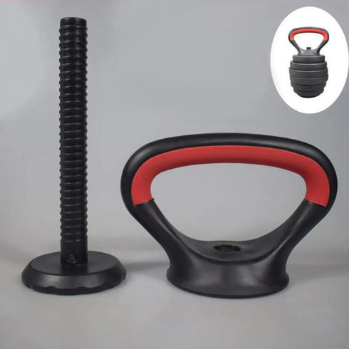 Adjustable Kettlebell Handle for Weight Plates - Arm Strength Workout Dumbbell Grip