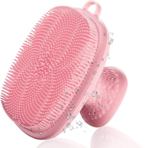 Silicone Manual Facial Cleansing Brush for Deep Pore Cleaning and Gentle Exfoliation – Non-Electric Skincare Tool