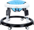 Foldable Baby Walker with Adjustable Height and Smooth Silent Wheels