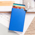Aluminum Alloy Credit Card Holder Anti-magnetic Automatic RFID Card Case Pop Up Anti-theft Wallet ID Card Protector Purse