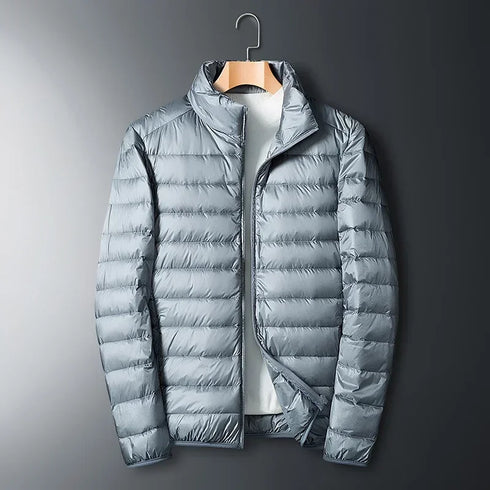Men’s Lightweight White Duck Down Jacket – Warm, Durable, and Stylish for Autumn & Winter