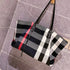Fashion Striped Women's Handbag - Large Capacity Shoulder Bag