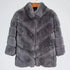 Luxurious Women’s Real Rex Rabbit Fur Coat – Perfect Winter Warmth and Style