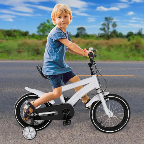 14Inch  Kid's Bike with Training Wheels - New Bicycle for Boys & Girls, Ages 3 to 6